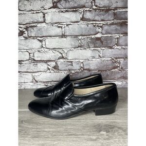 Stacy Adams Black Patent Leather Slip On Loafers Dress Shoes Men’s Sz 8M US/41EU
